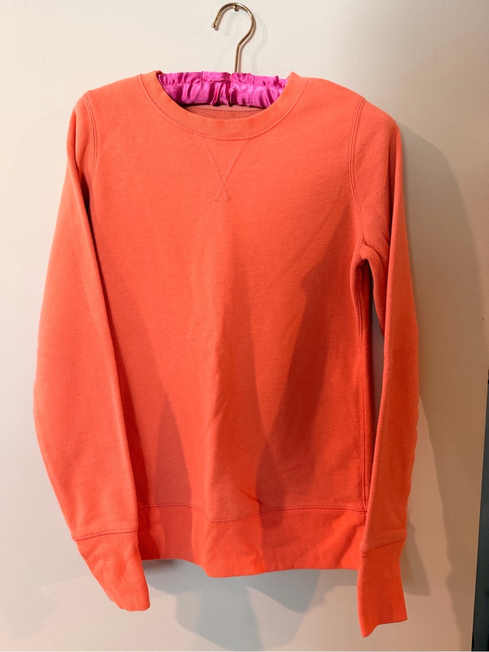 tek gear Coral Orange Crewneck Sweatshirt